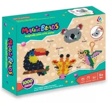 Manyuk Toys Kulcstartó készítő szett egzotikus állat mintákkal (8225)