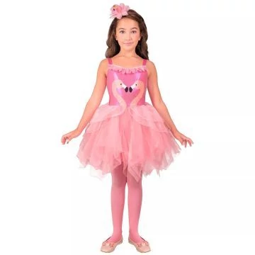 Widmann Flamingo jelmez fejpánttal - 116 cm (25835)