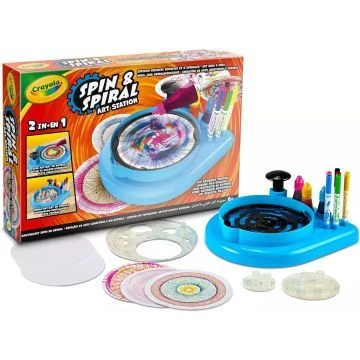 Crayola : Spin & Spiral művészkészlet (74-7640)