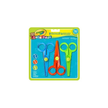 Crayola Mini Kids: 3 db-os műanyag olló készlet (81-8119)