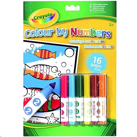 Crayola 16 lapos szám szerinti kifestő (7321)