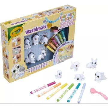 Crayola Washimals: Kimosható kölyökóvoda figuraszett - 5 db-os (74-7516)