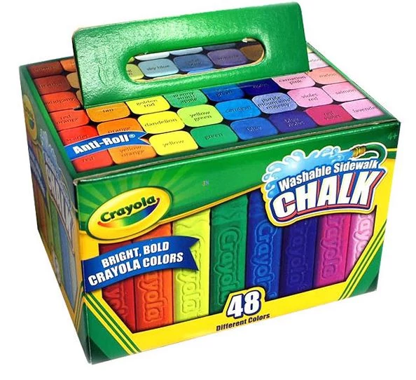 Crayola: Lemosható aszfaltkréta 48 db-os készlet (51-2048)