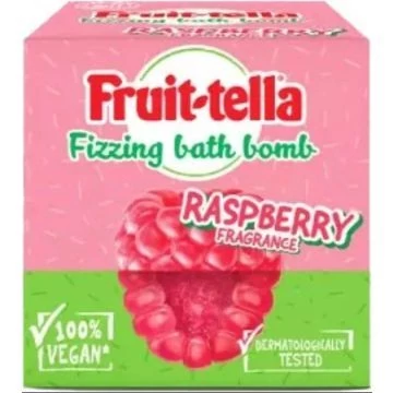TradeUniverse Fruittella fürdőbomba 140 g - málna illatú (8381)