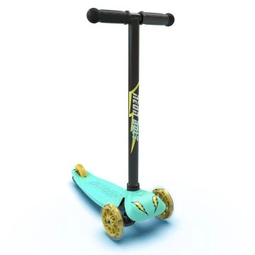 Ybike Yvolution: Neon Bolt háromkerekű roller világító kerékkel - Zöld (NS14G4)