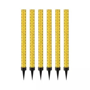 Arany színű tortatűzijáték, 18 cm - 6 db