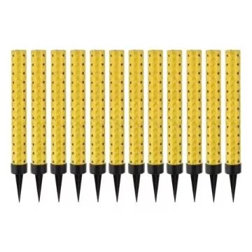 Aranyszínű torta tűzijáték, 12 cm - 12 db-os csomag