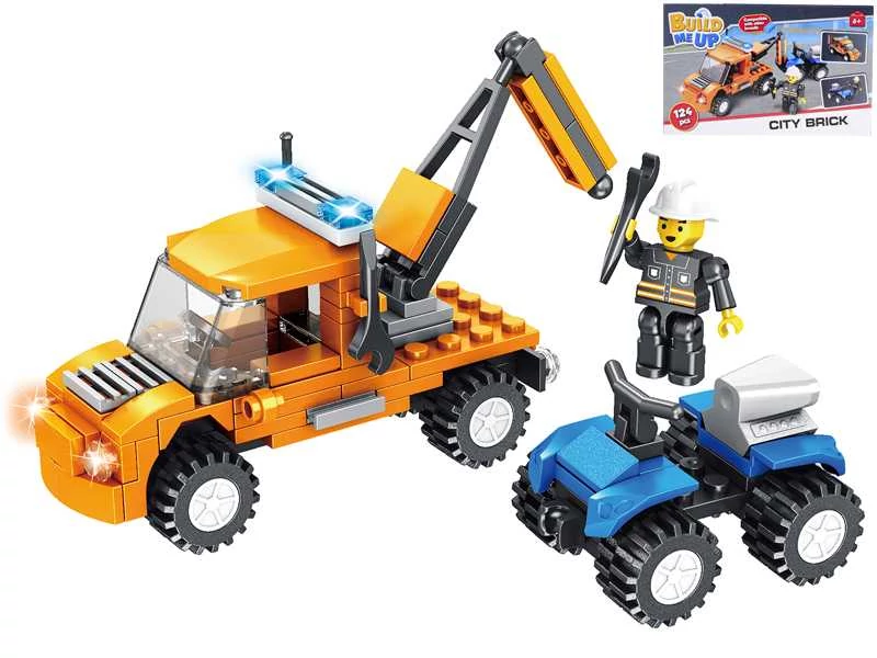 BuildMeUp bricks - City brick 124db-os műanyag építőkészlet